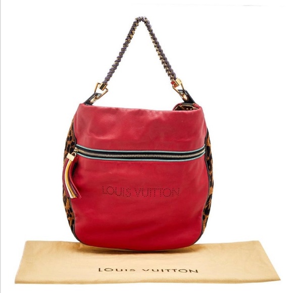 Authentic Louis Vuitton Leather And Jacquard Limited Edition Safari Flight Bag - Picture 3 of 11